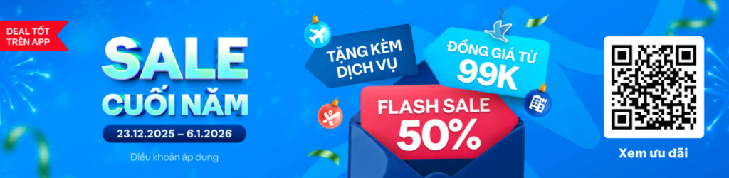 Cách săn vé máy bay Tết VietJet giá rẻ